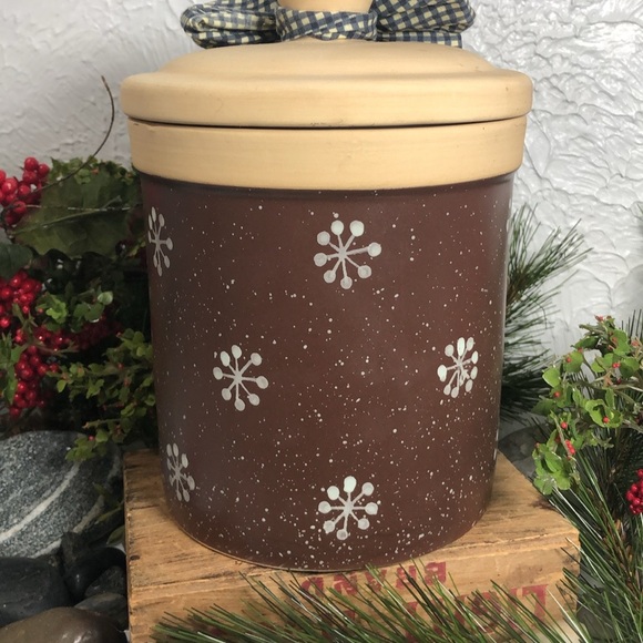 Canister Happy Holidays Snowman Cookie Treat Candy Decor Sealed Jar - Picture 3 of 16